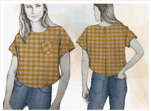 The Bowery Top PDF Sewing Pattern